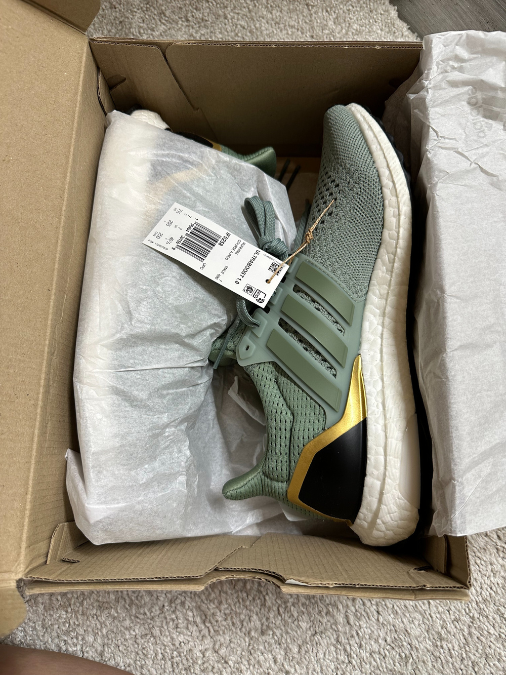 Adidas UltraBoost 1.0 Sage Green